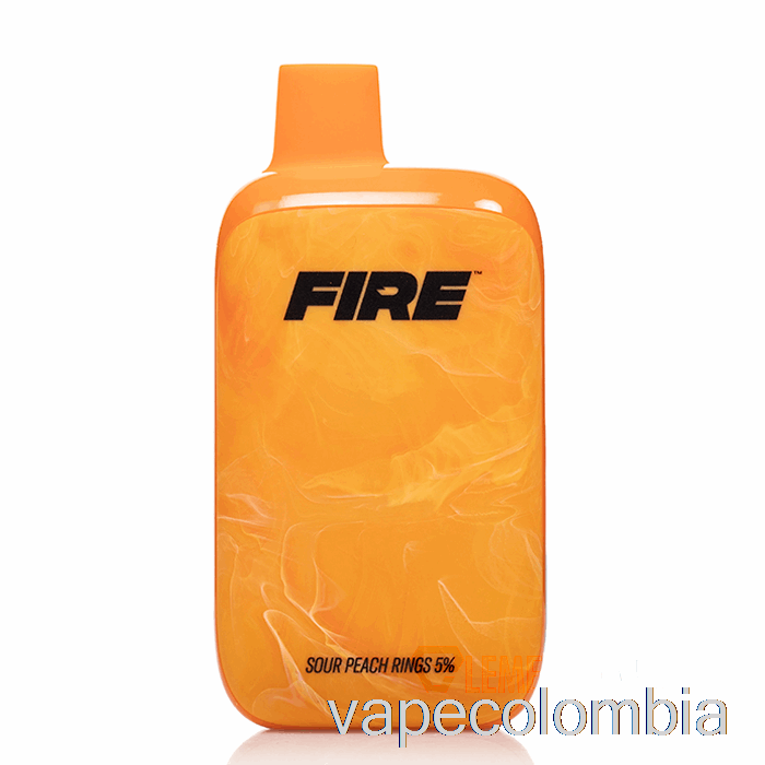 Vape Recargable Fire Boost 12000 Anillos Desechables De Melocotón Agrio